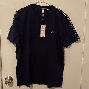 Navy blue Lacoste t-shirt brand new with tags on